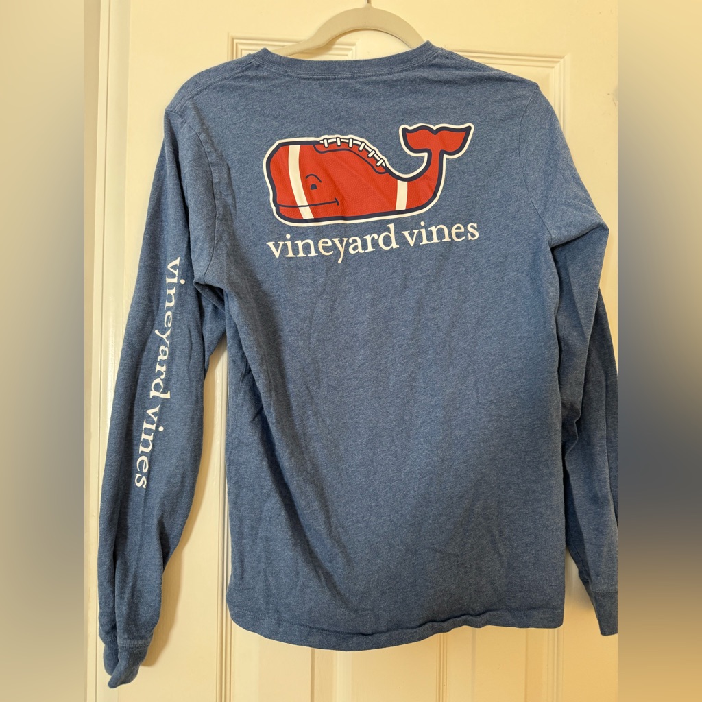 Vineyard Vines Long Sleeve Pocket Tee - Size Xl (18)